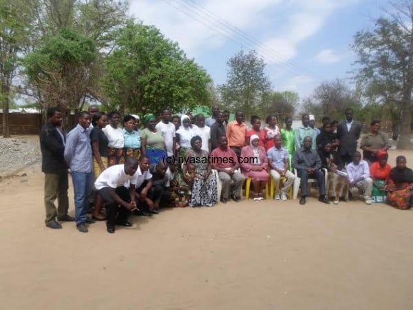 Group photo for participants to a day-long training workshop at Liwonde Trading Centre
