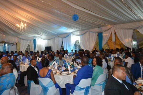 Cross section of people who attended the DPP fundraiser at Sanjika Palace