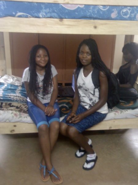 Luanar female students in their hostels