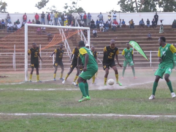 Civo attack KB goal.- Photo by Akex Mwazalumo, Nyasa Times