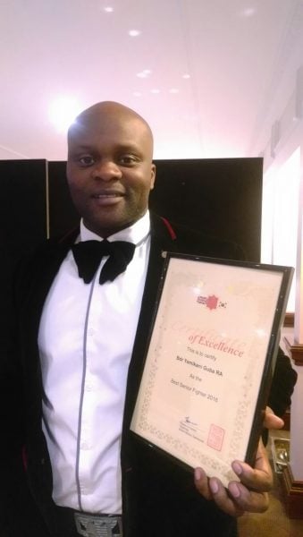 Guba: Malawian martial artist serving in the British Military shows his recognition