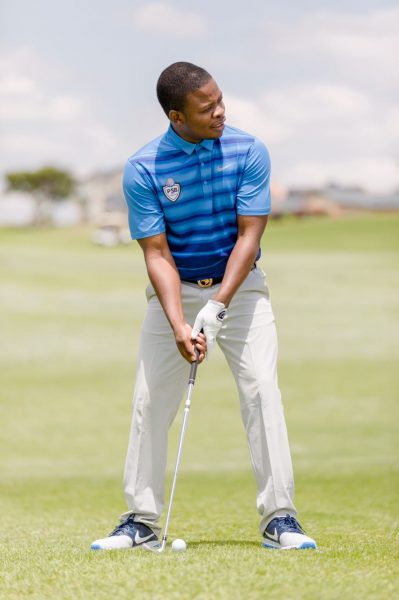 Bushiri: Tees off at the inagural PSB Golf Tournament for charity