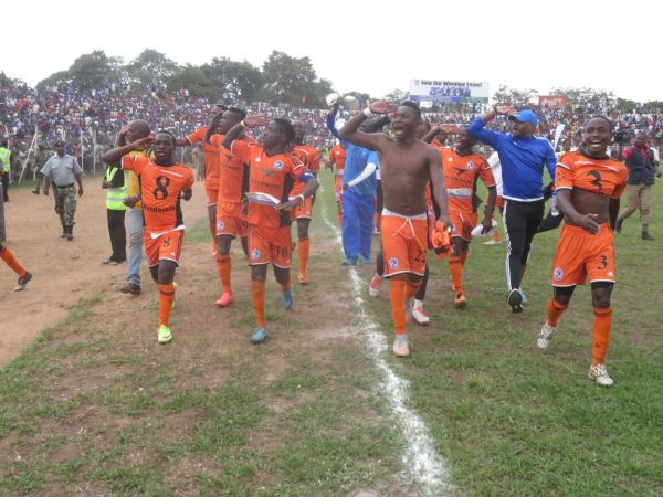 Nomads mount a victory parade, Pic Alex Mwazalumo