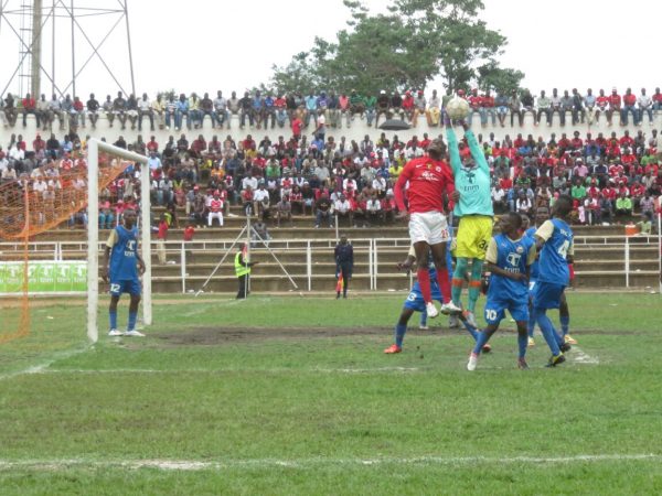 Ngozo makes a crucial save, Pic Alex Mwazalumo