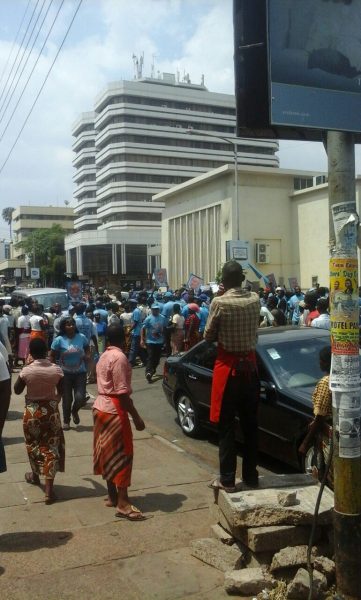 DPP supporters take to the streets in Blantyre