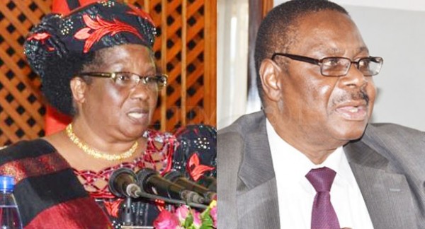 Political foes: Joyce Banda and Peter Mutharika