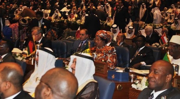 President Banda attending the summit