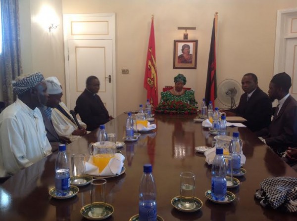 President Banda meeting the religious leaders