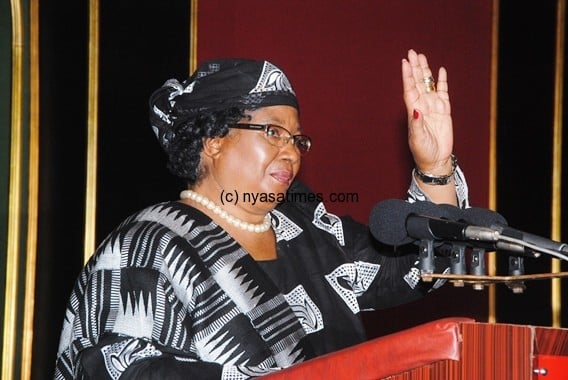 Former Malawi leader Joyce Banda 
