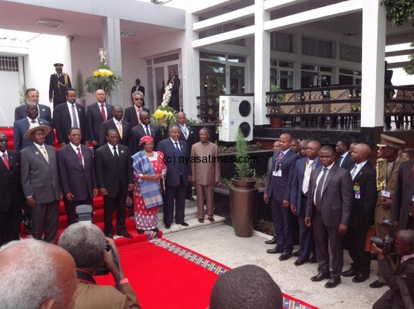 President Banda with Comesa leaders 