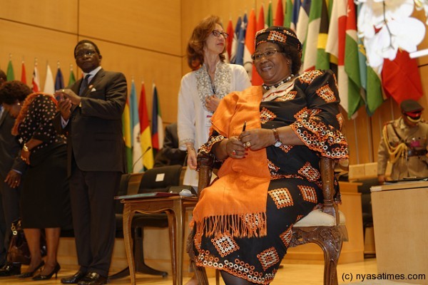 President Banda after addressing ILO conference