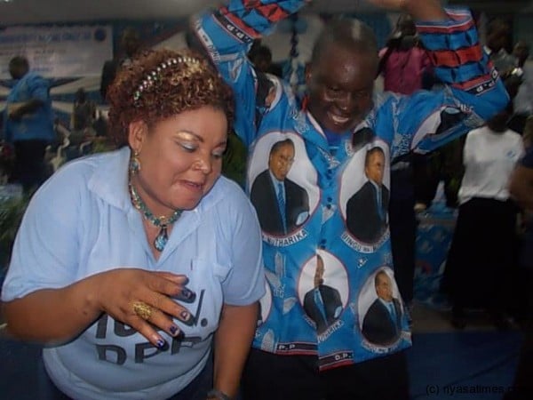 DPP's adorabe  director of women Patricia  Kaliati doing her boogie  dance at a party function