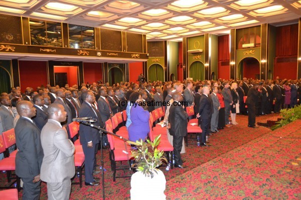 Present at the launch were senior government officials including Cabinet Ministers, Principal Secretaries 