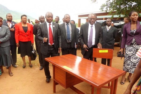 Kanyumba with the desks