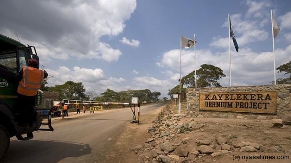 Paladin's Kayelekera mine in Karonga, Malawi's northern boarder district