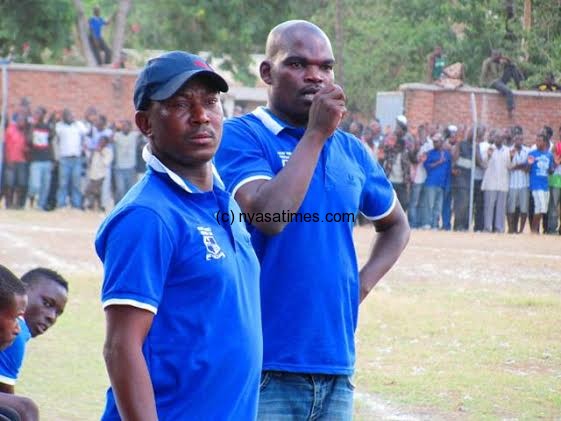  Vales Kamzere (right) with Albert Mpinganira:  .Photo Jeromy Kadewere