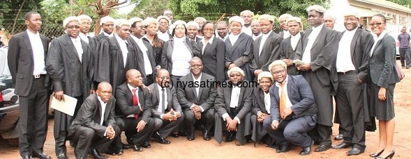 Some Malawi lawyers