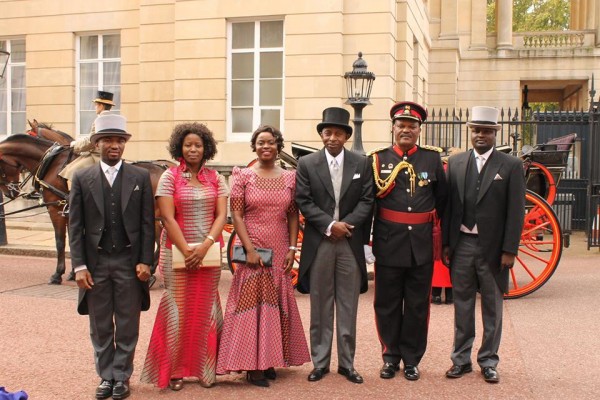 Malawi diplomatic members in UK, from left to right: Mwai Dausi, Mrs Linyama, Mrs Chokani Mphonda, Col Linyma and Kondwani Munthali