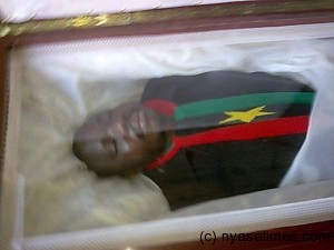 Mafunyeta in coffin
