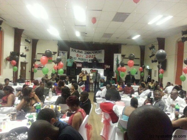 Malawians in UK party in Manchester for indpendence