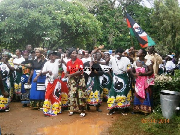 MCP supporters in Karonga