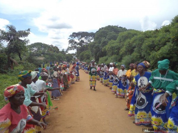 MCP supporters waiting for the outcome of the convention