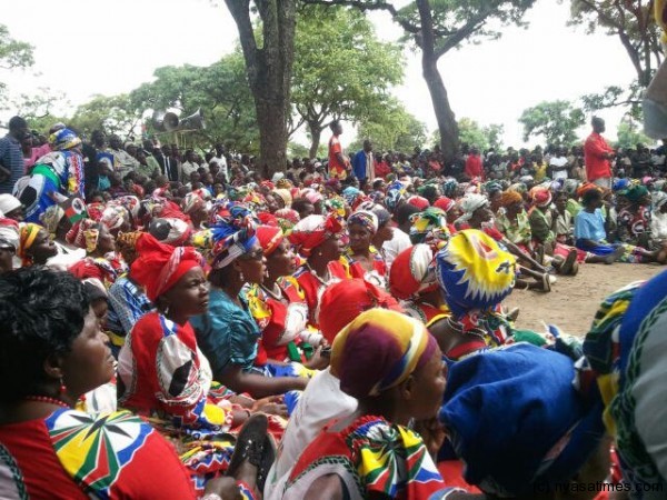 MCP supporters at a rally in Lilongwe: The party gaining momentum once again