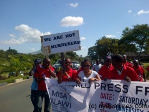 World Press Freedom Day: Malawi journos match 