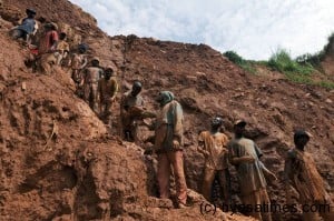 Workers at a gold mine in the Democratic Republic of Congo.-- Lionel Healing/AFP — Getty Images