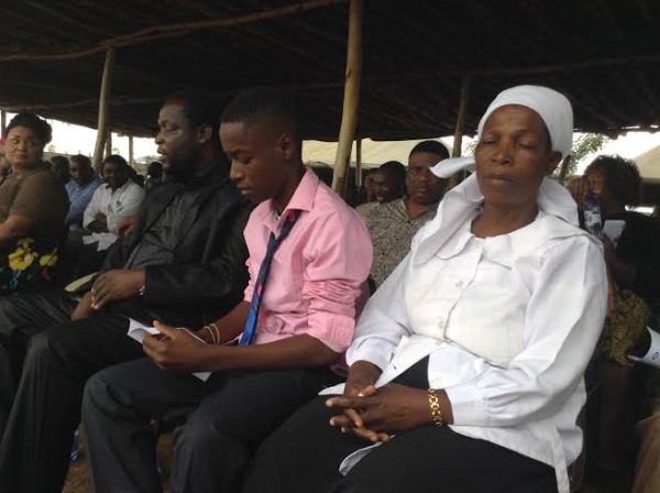 Mulli at the memorial ceremony