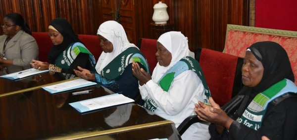 Some women of Quadria Muslim Association of Malawi (QMAM) that met President Mutharika