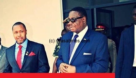 President Mutharika and his deputy Chilima: Malawi flood disaster require their leadership