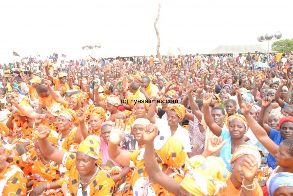 Crowds that attended JB's development rally in Mwanza