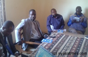 Mmbelwa district council members at a briefing session