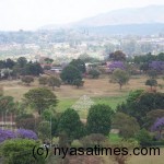 A view of Njamba Freedom Park in Blantyre, Malawi
