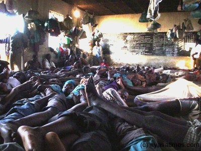 Overcrowding in Malawi prison