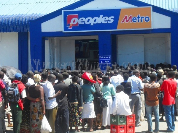 Peoples closing shops