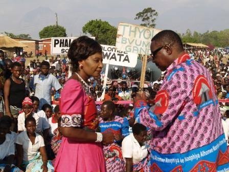 Mulakho dance:  Mutharika and Maseko
