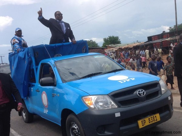 Peter Mutharika on his whistle stop tour