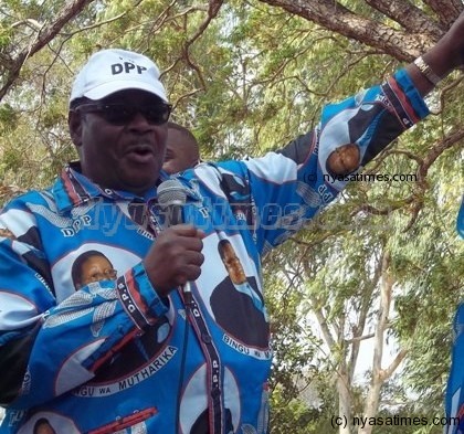 Peter Mutharika: Confident of winning elections