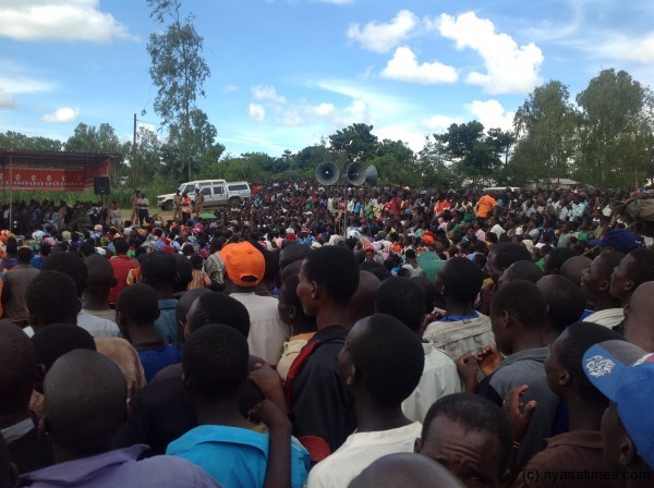 Part of the crowd in Ntchisi