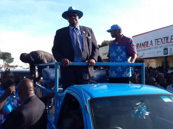 Peter Mutharika on north tour