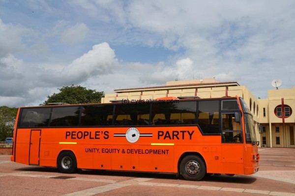 The bus which was donated by PP UK Wing
