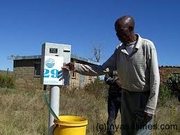 Customer will be issued a smartcard for buying water units at any pay point