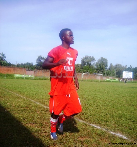 Scored Red Lions goal Bonface Kaulesi