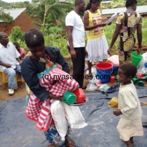 Flood victims receive relief aid