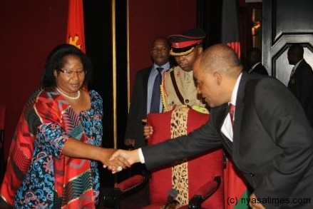 Deputy Chief Secreretary Willy Samute at the Official Opening of Orientation Workshop for Ministers and Deputy Ministers at Kamuzu Palace - Pic by Lisa Vintulla