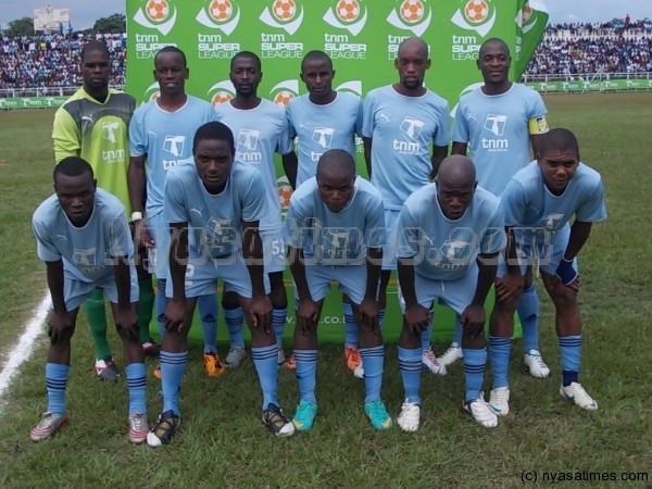 Malawi TNM Super League champions, Silver Strikers posing for Nyasa Times.-Photo by Jeromy Kadewere