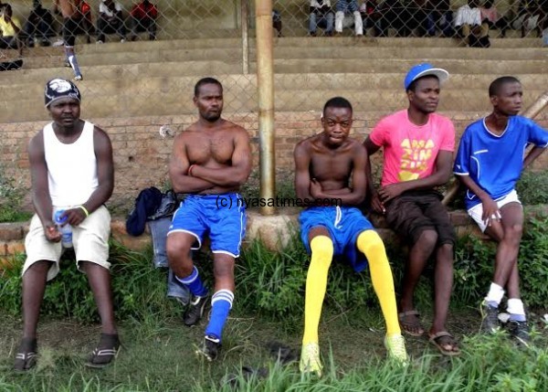 Manja Emirates bench as things got tough inside the field of play- Pic Lucky Mkandawire