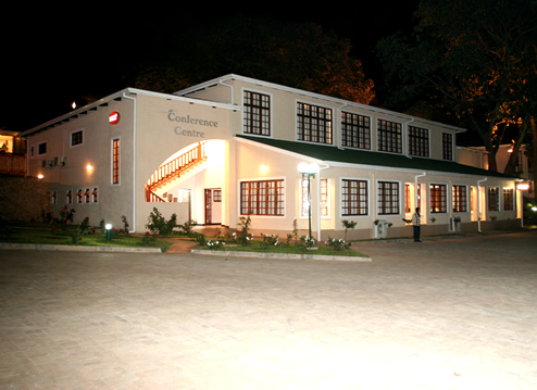 Malawi Sun Hotel conference center: Suspended